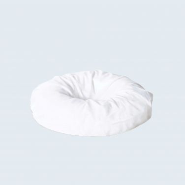 Ring Cushion Poly/Cotton Over Slip - White