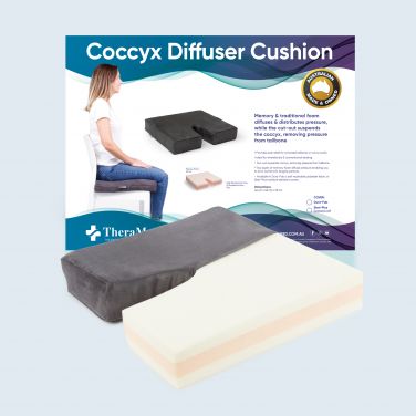 Coccyx Diffuser Chair Cushion - Memory Foam Coccyx Support