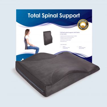 Total Spinal Support - Full Size Back & Spine Support Chair Cushion