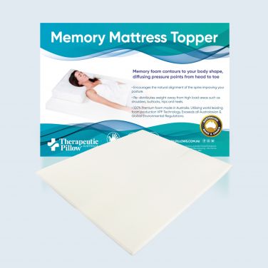 Memory Foam Mattress Topper - Pressure Diffusing Mattress Pad