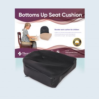 BottomsUp Seat Cushion - Children's Booster Seat Chair Cushion- Charcoal Colour Only