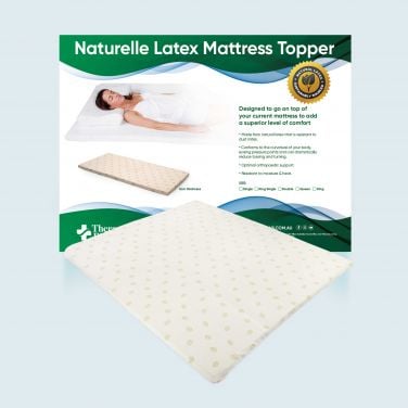 Naturelle Latex Mattress Topper - Premium Natural Latex Mattress Pad